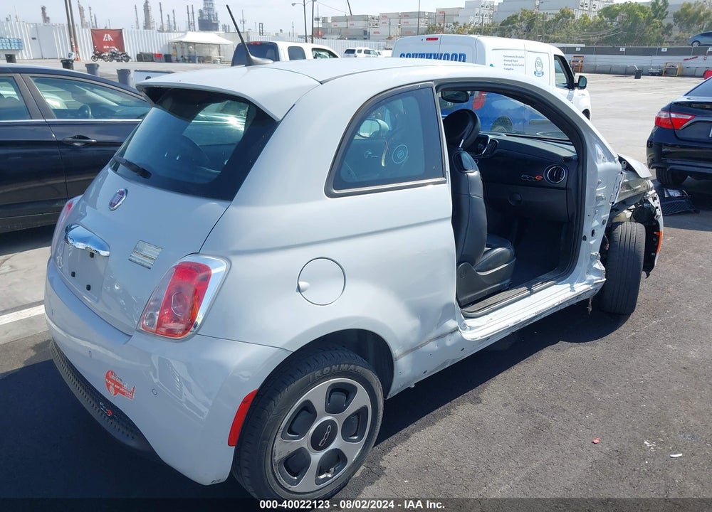 2017 FIAT 500E BATTERY ELECTRIC VIN: 3C3CFFGE6HT563251
