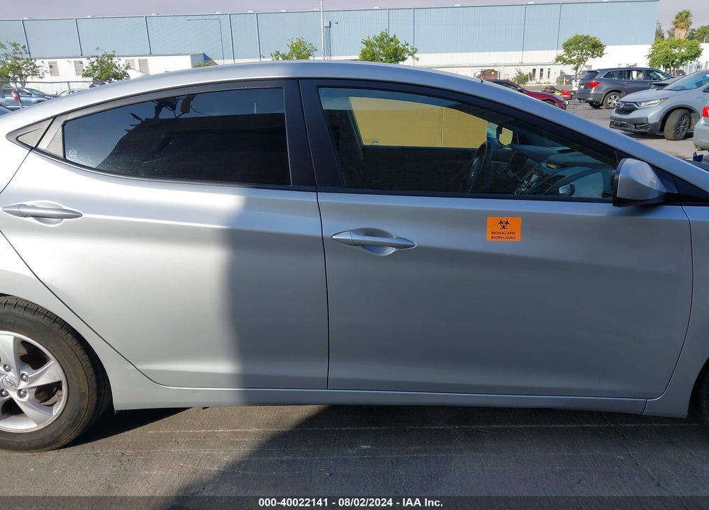 2014 HYUNDAI ELANTRA SE VIN: 5NPDH4AE0EH526036