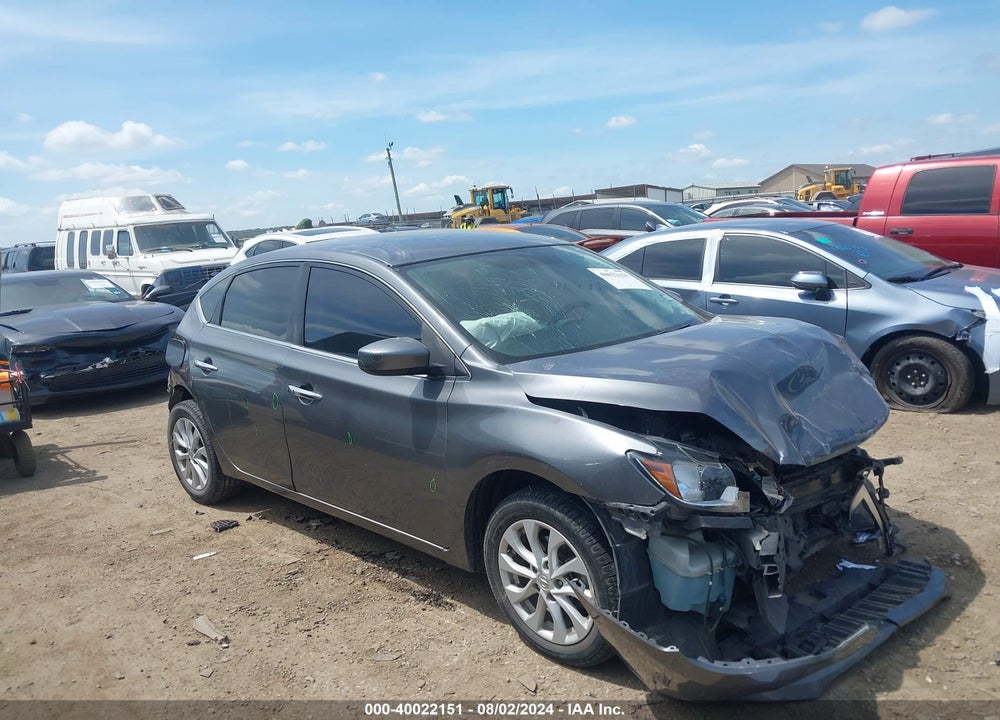2019 NISSAN SENTRA SV VIN: 3N1AB7AP4KY349810