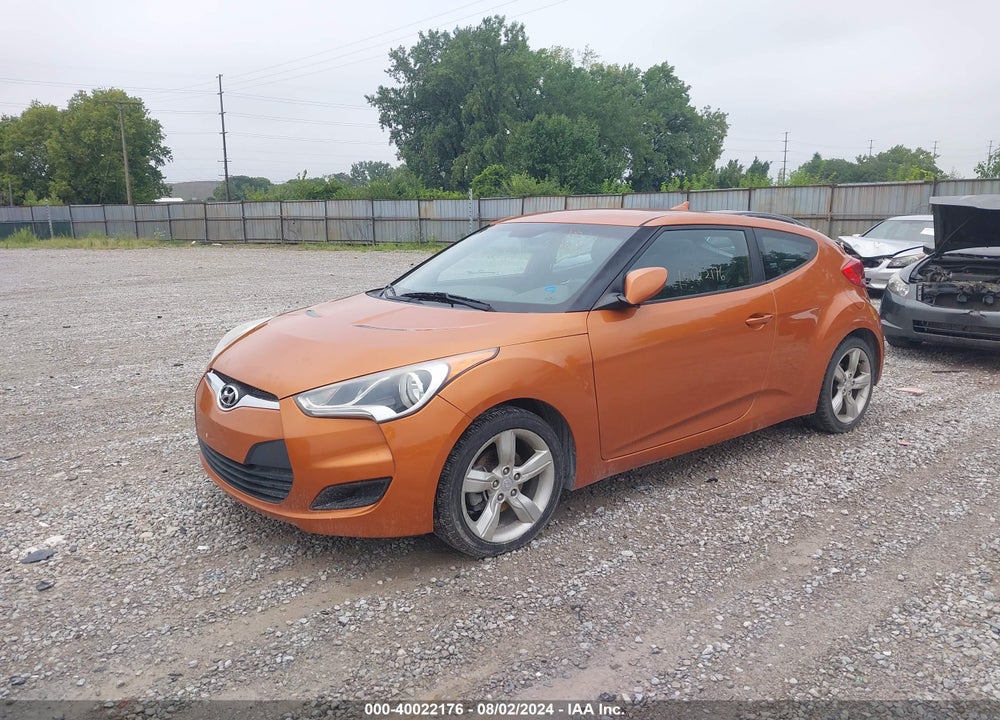 2013 HYUNDAI VELOSTER BASE W/BLACK VIN: KMHTC6AD0DU148376