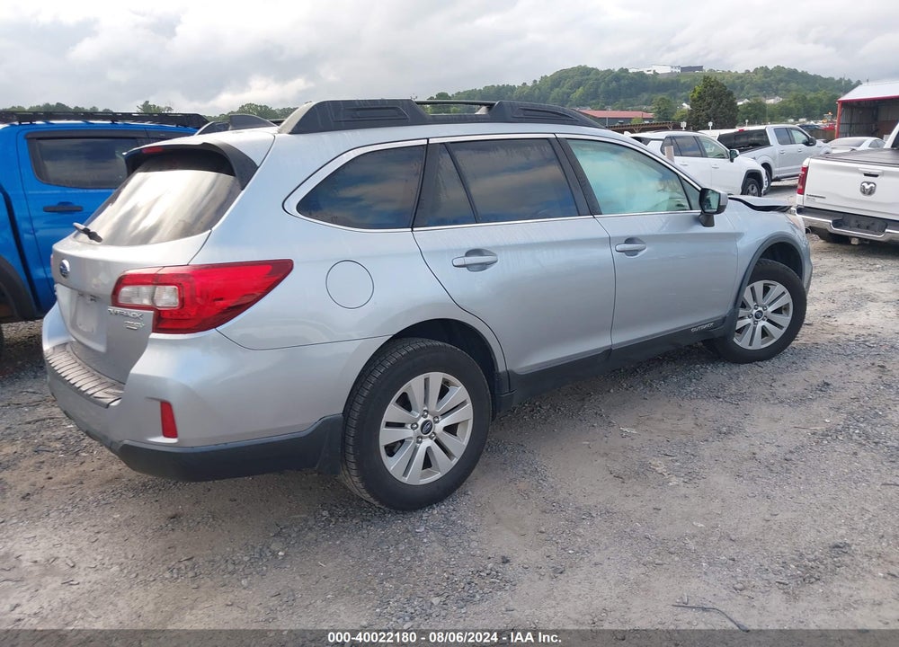 2017 SUBARU OUTBACK 2.5I PREMIUM VIN: 4S4BSADC5H3332602
