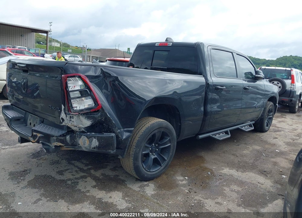 2021 RAM 1500 BIG HORN 4X4 6'4 BOX VIN: 1C6SRFMT1MN672011