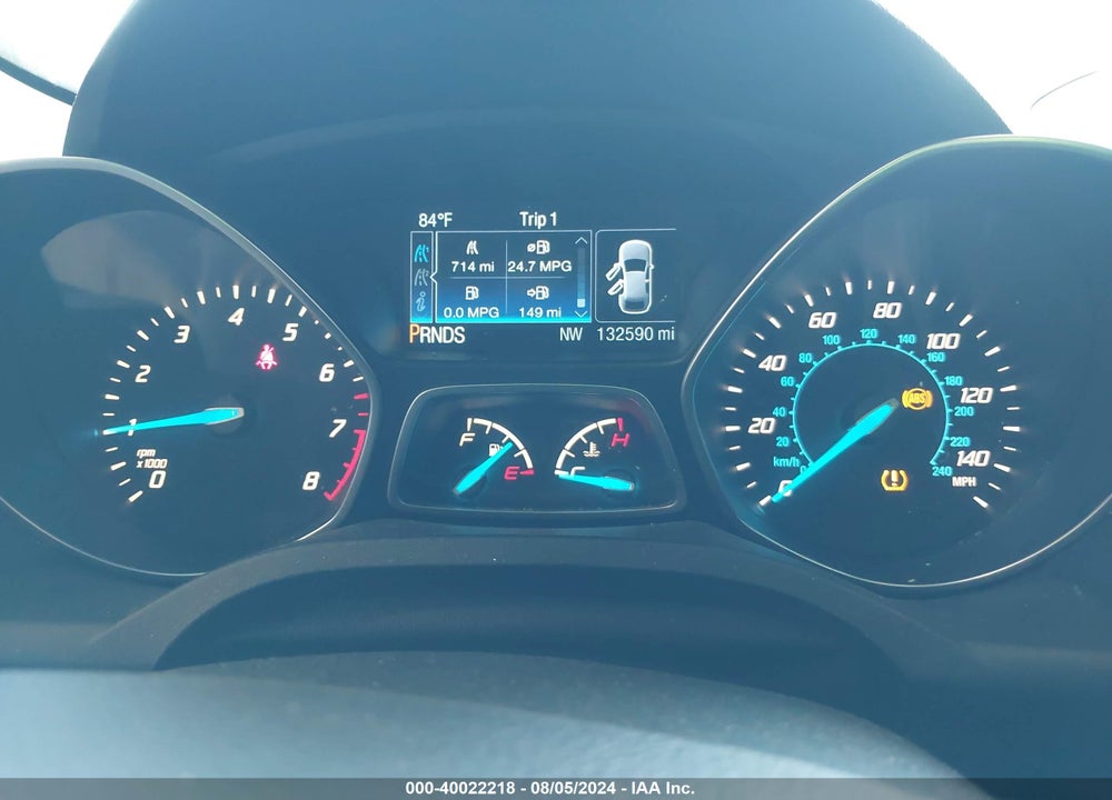 2014 FORD ESCAPE TITANIUM VIN: 1FMCU0JX7EUC44883