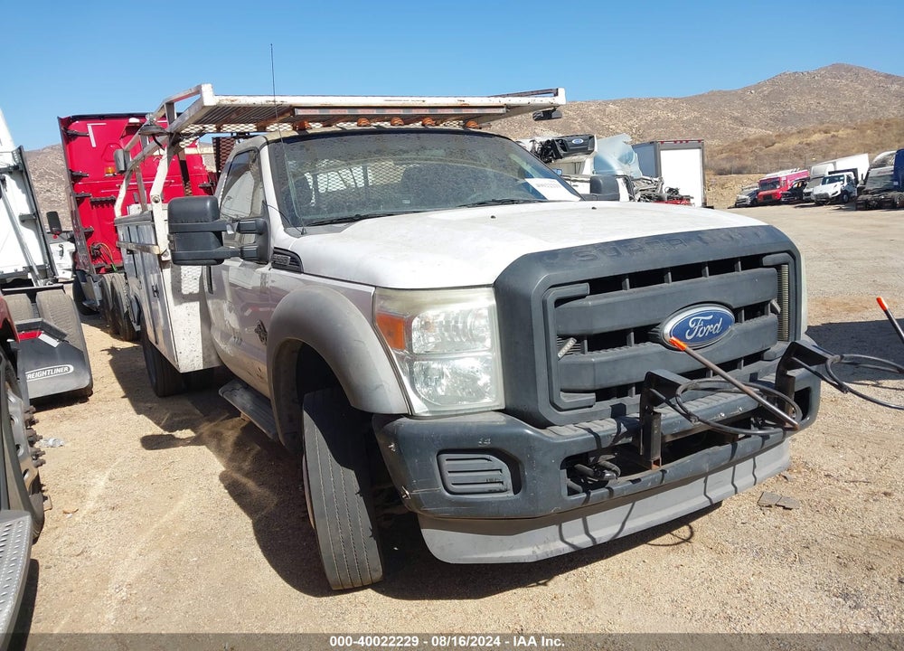 2011 FORD F-550 CHASSIS XL VIN: 1FDUF5GT9BEC07548