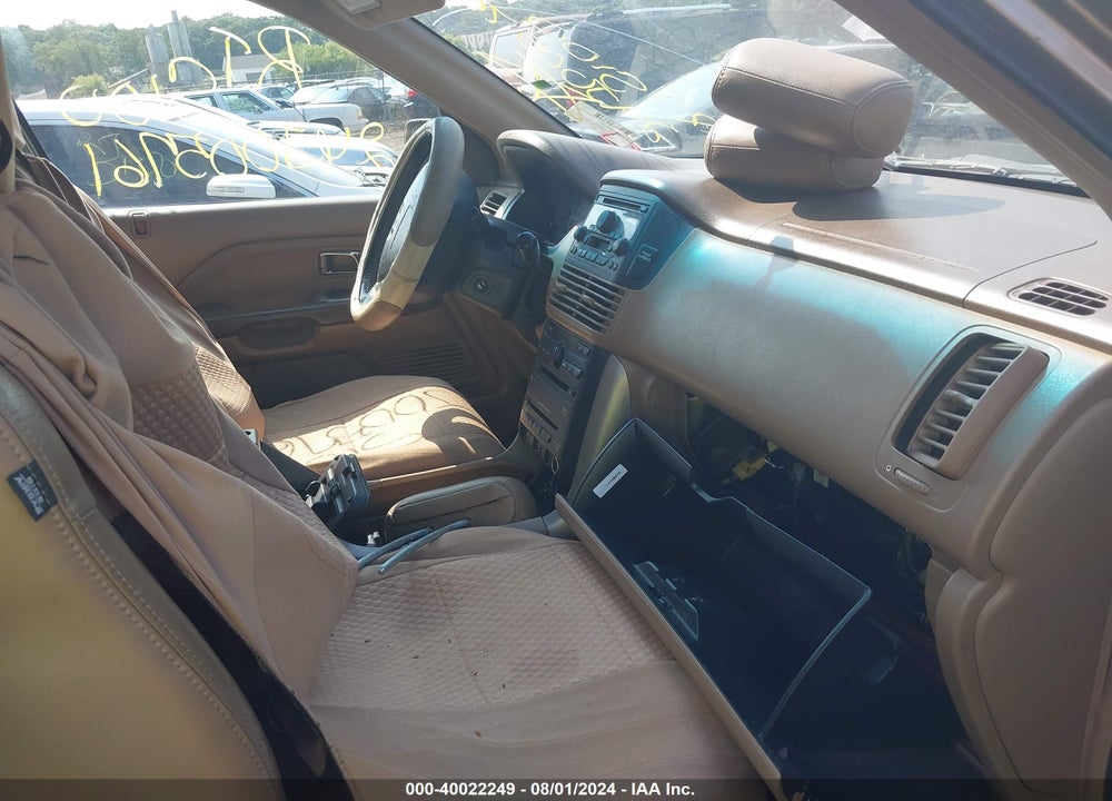 2005 HONDA PILOT EX-L VIN: 2HKYF18685H524183