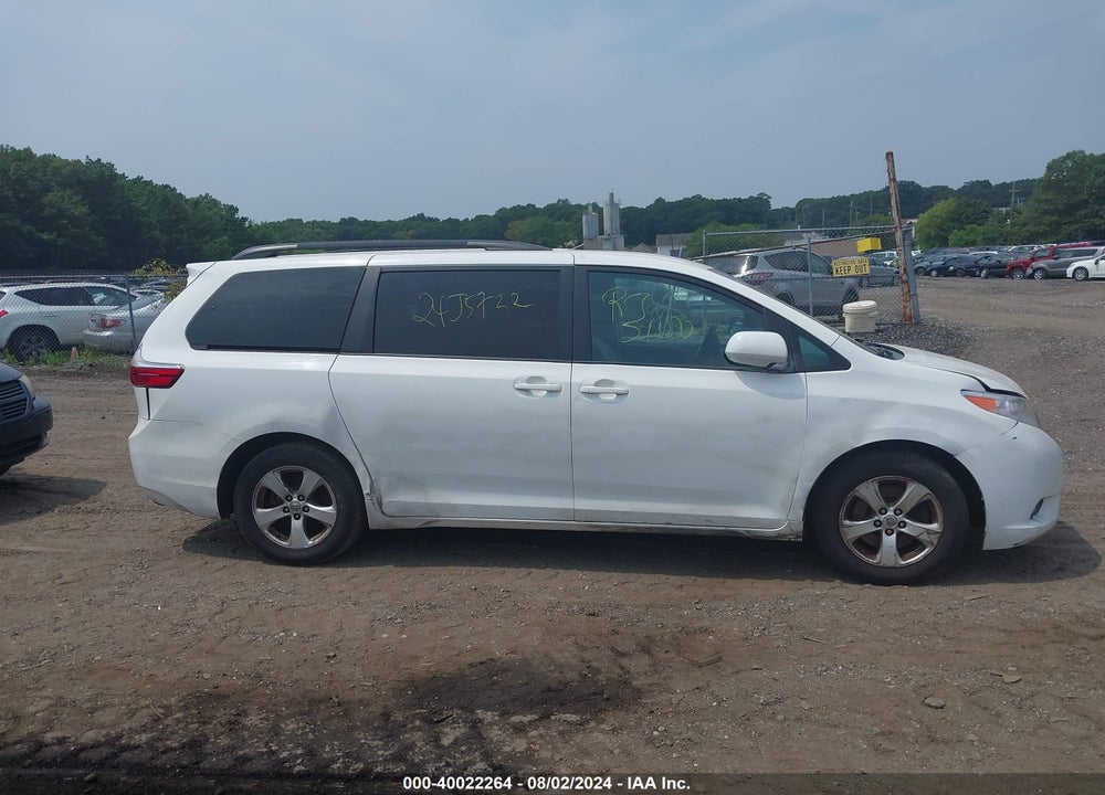 2016 TOYOTA SIENNA VIN: 5TDKK3DC4GS726041