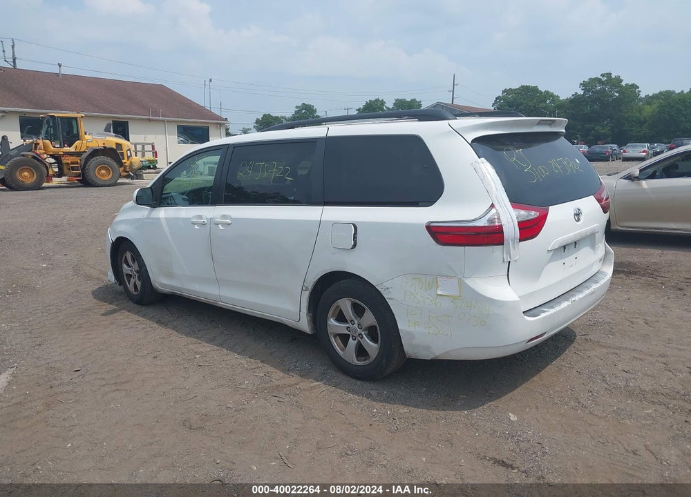2016 TOYOTA SIENNA VIN: 5TDKK3DC4GS726041