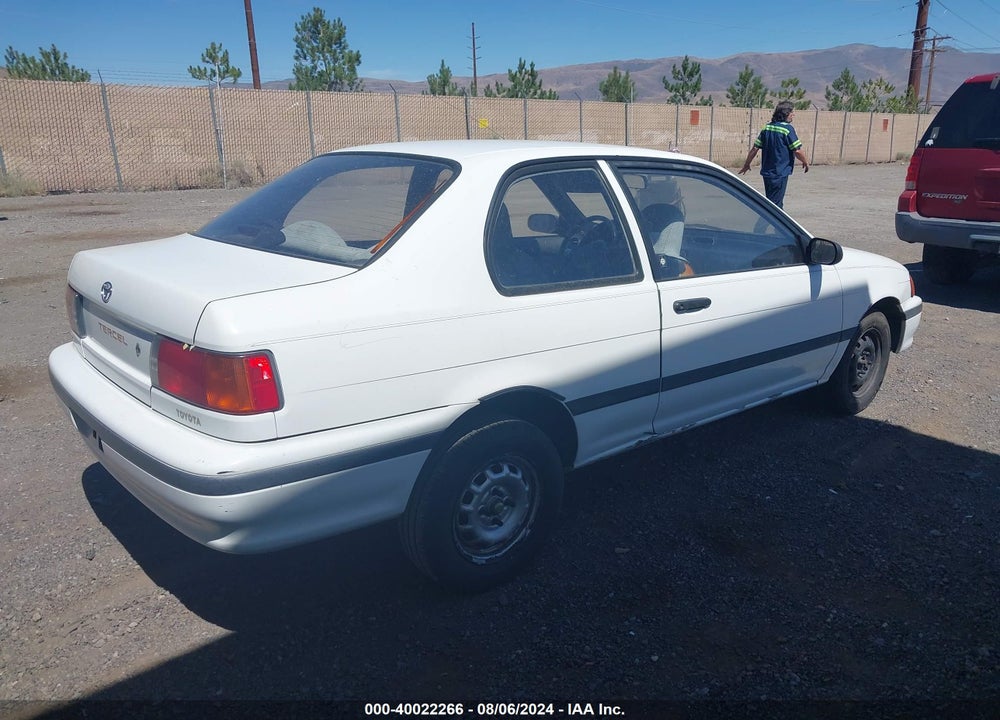 1991 TOYOTA TERCEL DELUXE VIN: JT2EL43B0M0127220