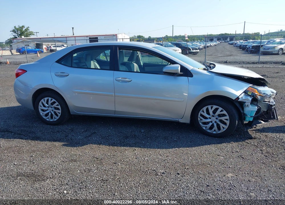 2018 TOYOTA COROLLA LE VIN: 2T1BURHE9JC051151