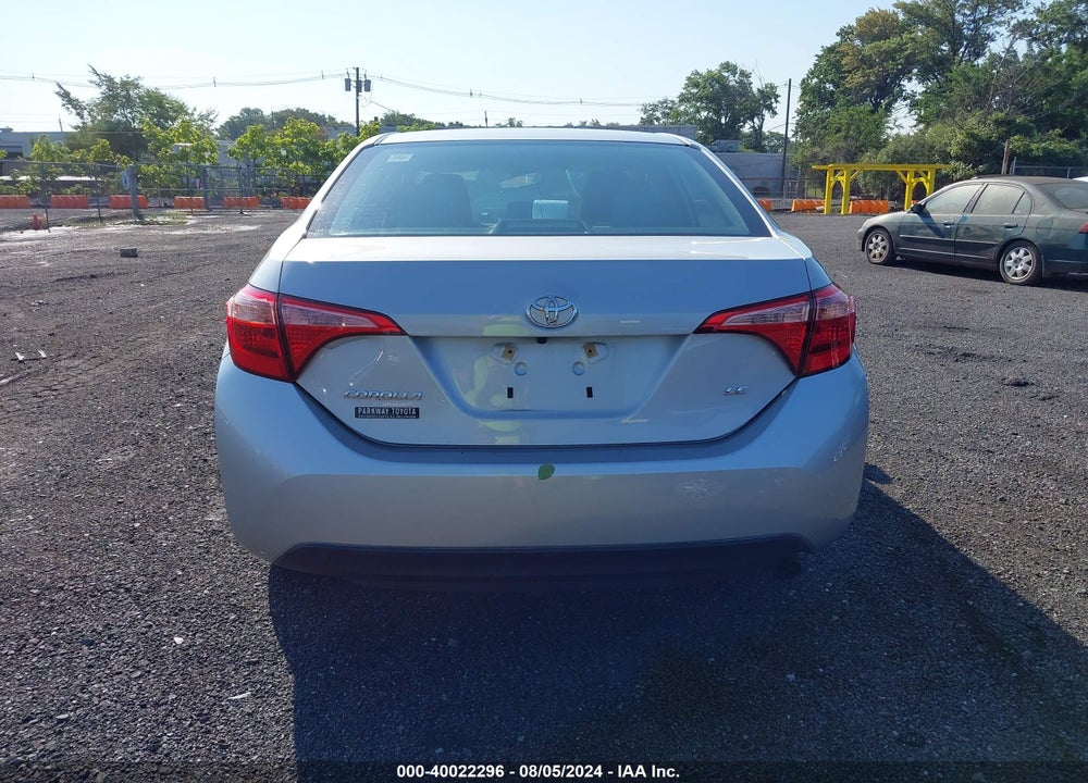 2018 TOYOTA COROLLA LE VIN: 2T1BURHE9JC051151
