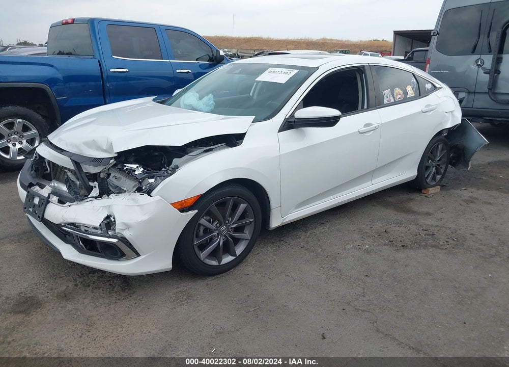 2020 HONDA CIVIC EX VIN: 19XFC1F36LE219663