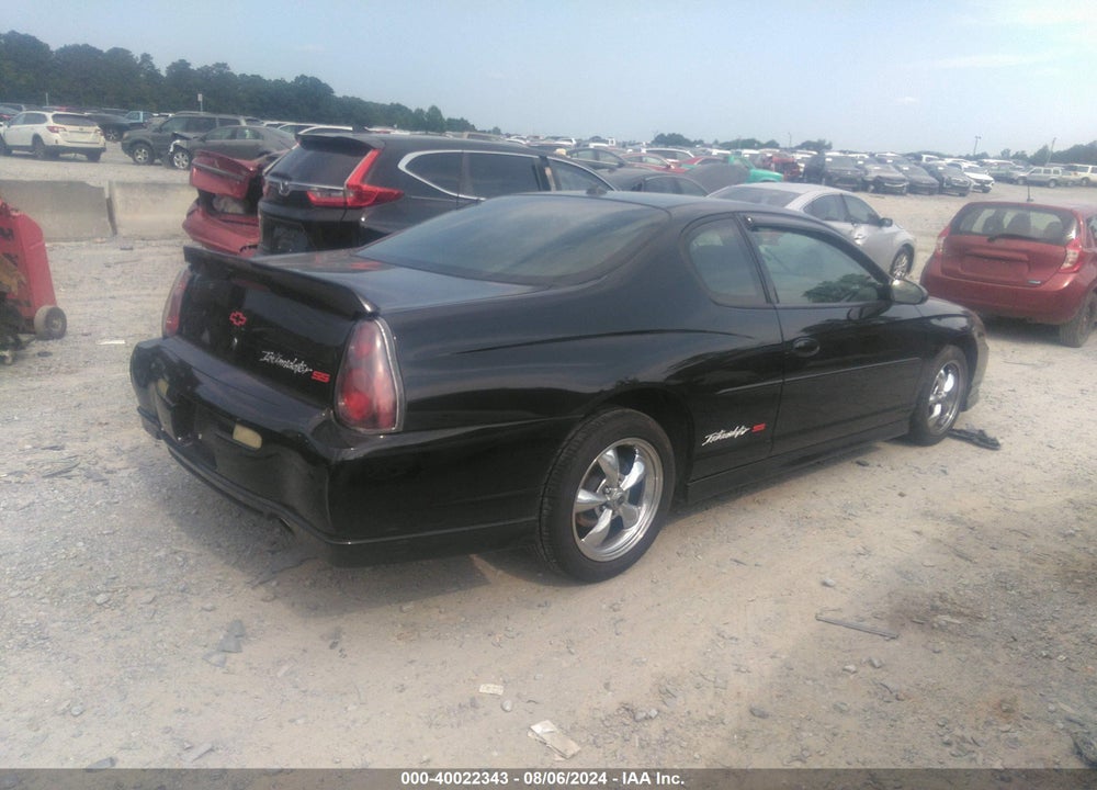 2004 CHEVROLET MONTE CARLO SUPERCHARGED SS VIN: 2G1WZ121349394349