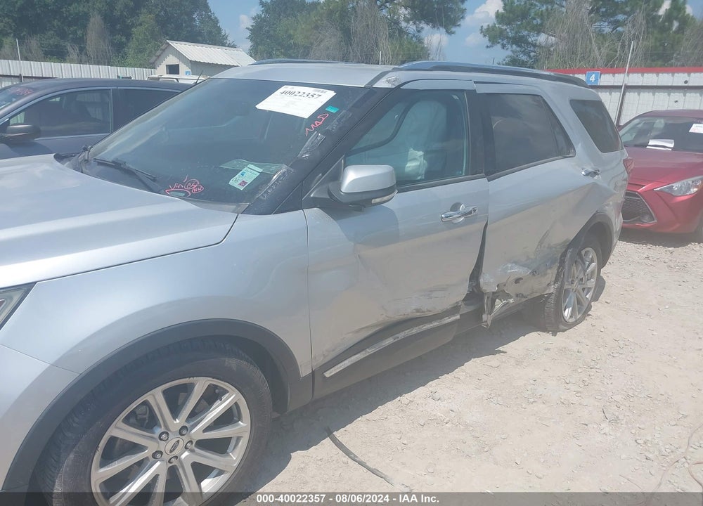 2016 FORD EXPLORER LIMITED VIN: 1FM5K7F84GGB96236