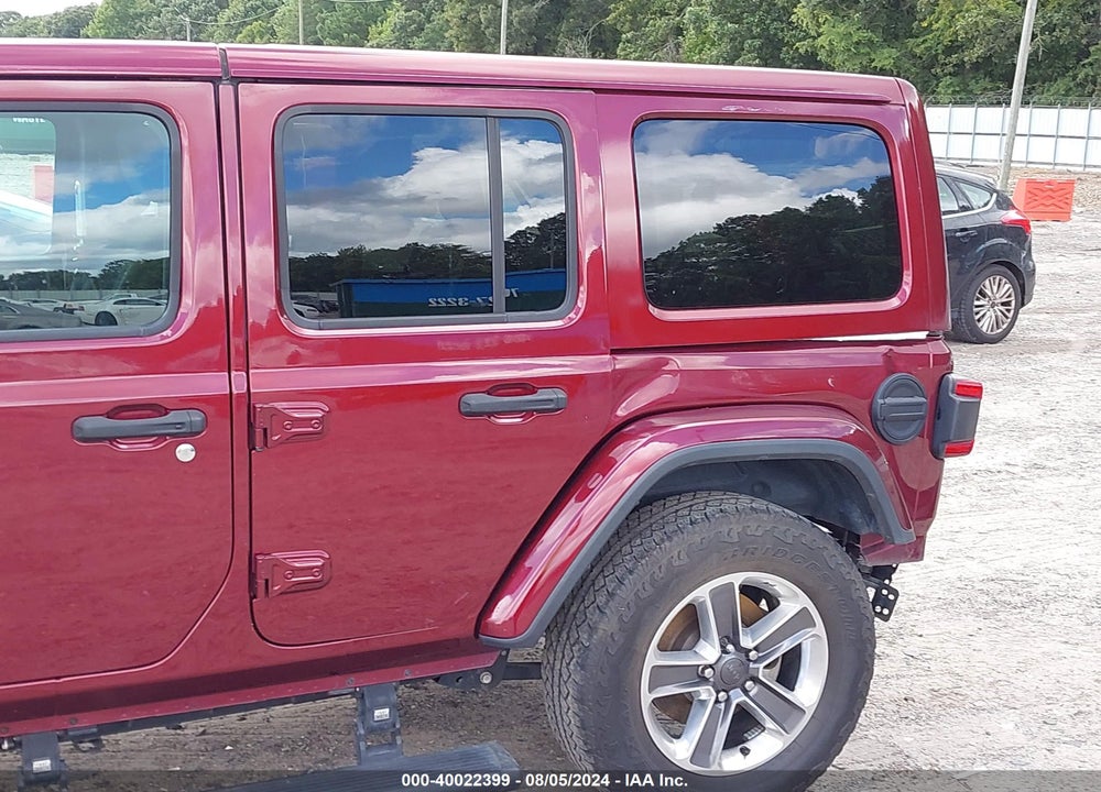 2021 JEEP WRANGLER UNLIMITED SAHARA 4X4 VIN: 1C4HJXEG0MW572977