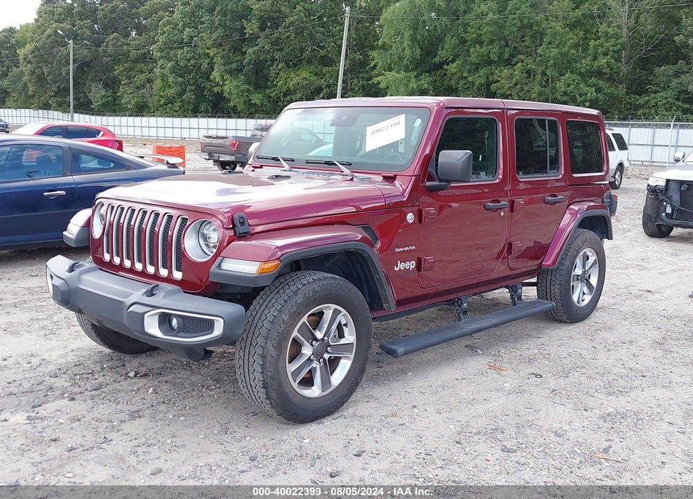 2021 JEEP WRANGLER UNLIMITED SAHARA 4X4 VIN: 1C4HJXEG0MW572977