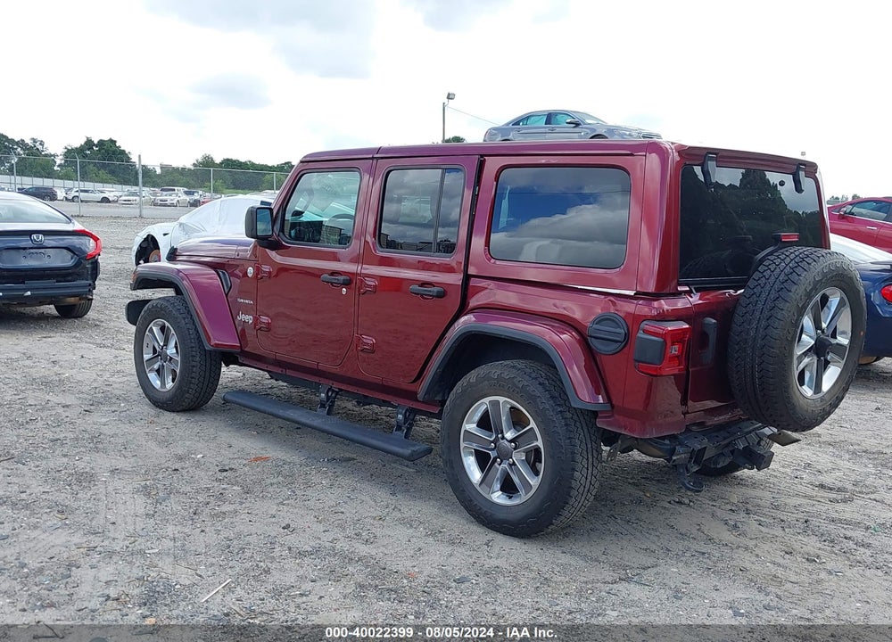 2021 JEEP WRANGLER UNLIMITED SAHARA 4X4 VIN: 1C4HJXEG0MW572977