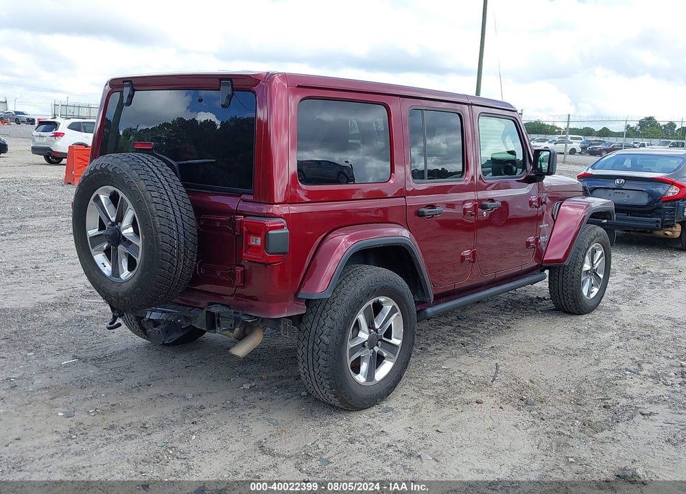 2021 JEEP WRANGLER UNLIMITED SAHARA 4X4 VIN: 1C4HJXEG0MW572977