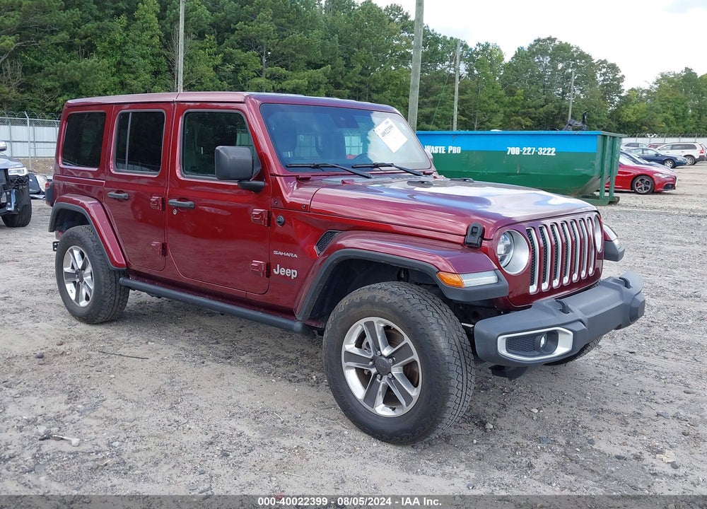 2021 JEEP WRANGLER UNLIMITED SAHARA 4X4 VIN: 1C4HJXEG0MW572977