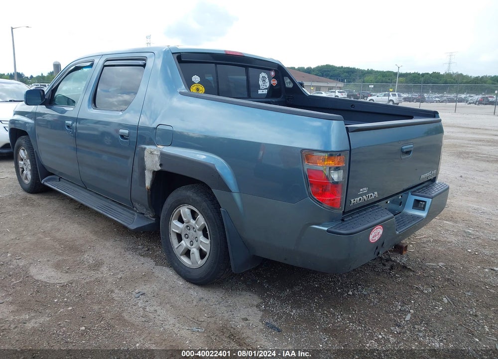 2006 HONDA RIDGELINE RTL VIN: 2HJYK16586H551895