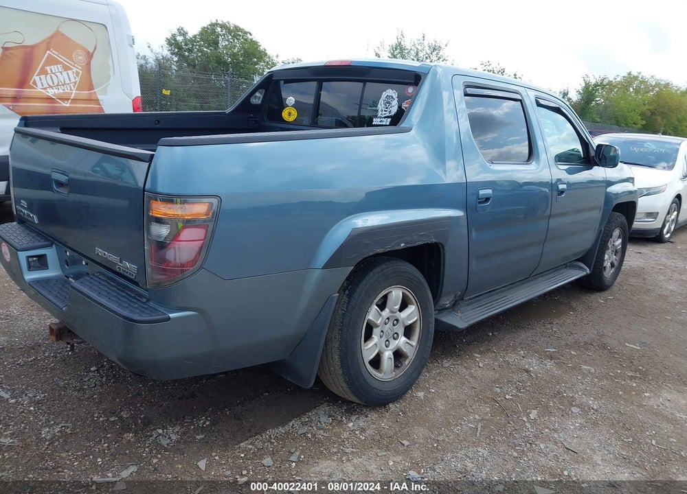 2006 HONDA RIDGELINE RTL VIN: 2HJYK16586H551895
