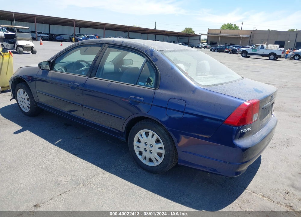 2005 HONDA CIVIC LX VIN: JHMES16585S000816