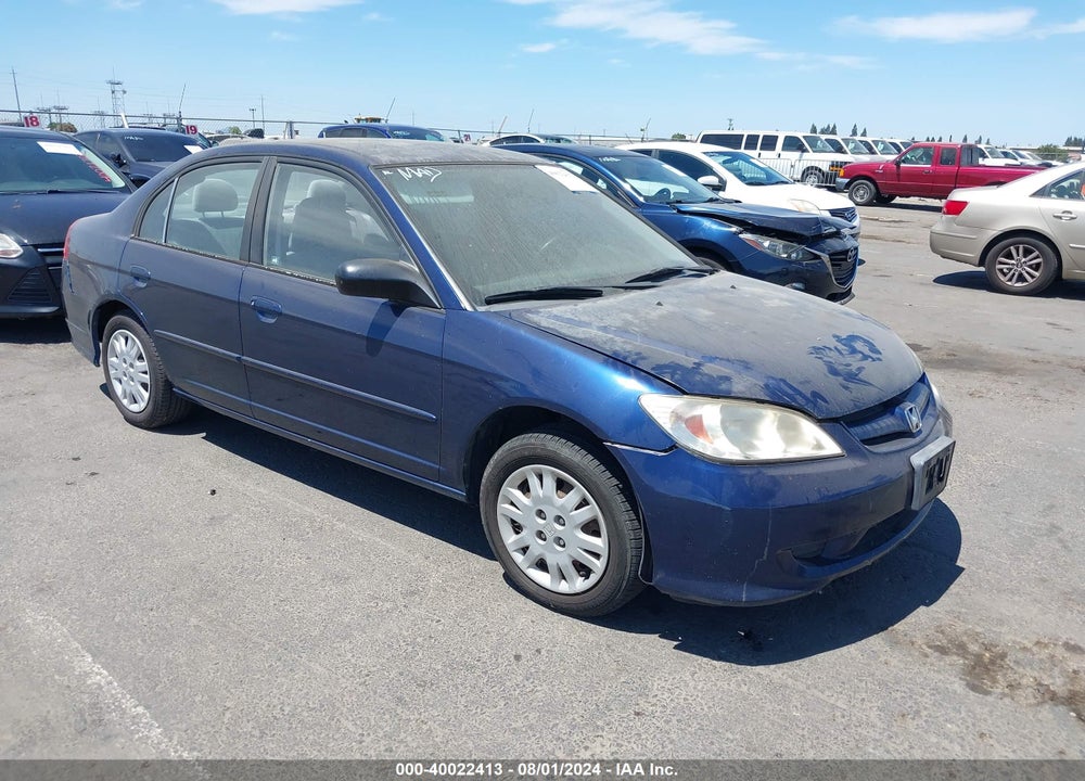 2005 HONDA CIVIC LX VIN: JHMES16585S000816
