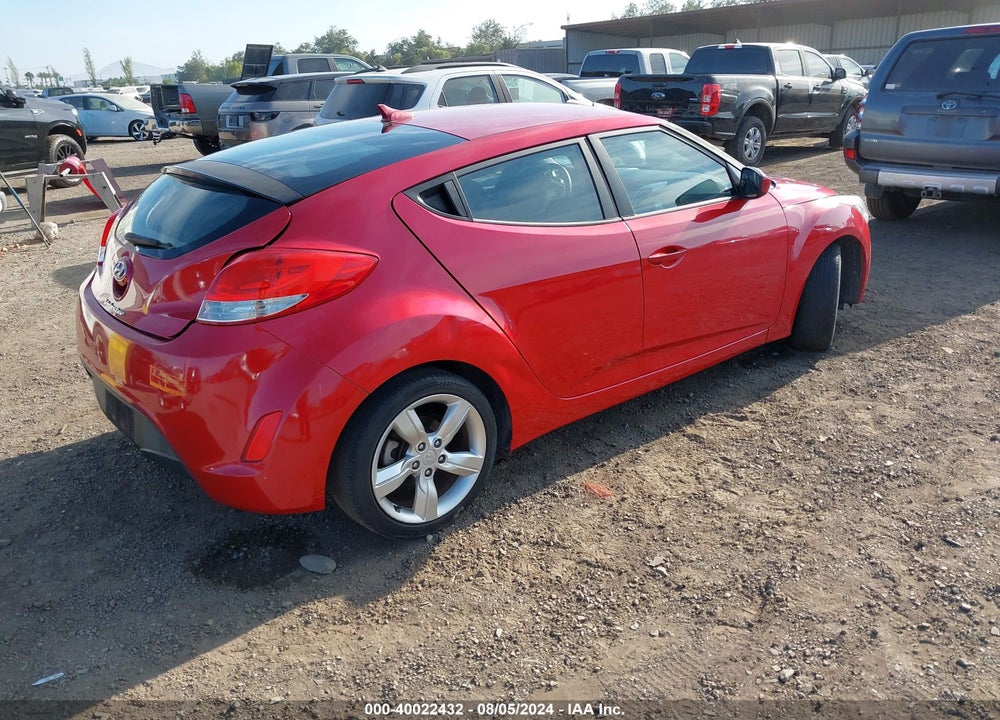 2014 HYUNDAI VELOSTER BASE W/BLACK VIN: KMHTC6AD4EU209052