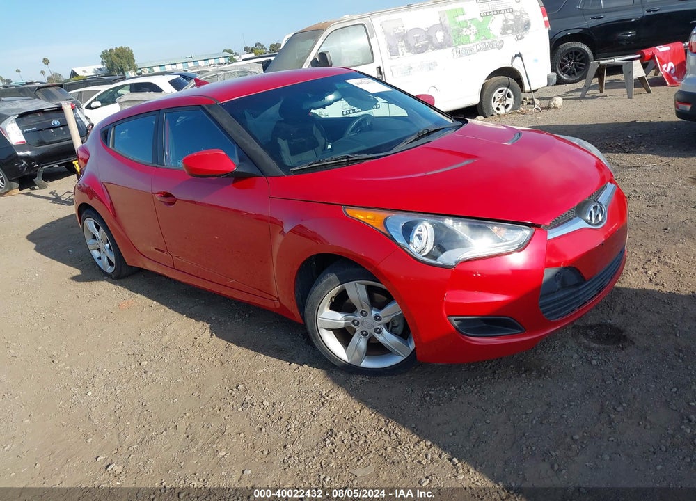 2014 HYUNDAI VELOSTER BASE W/BLACK VIN: KMHTC6AD4EU209052