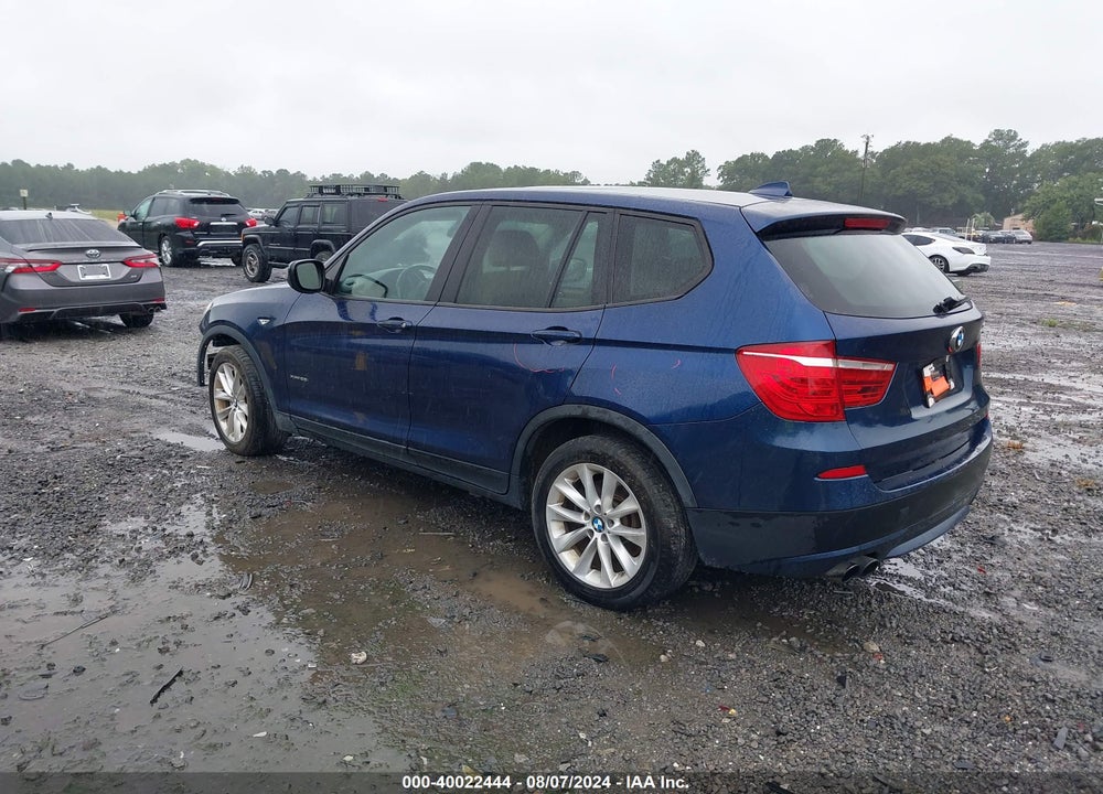 2013 BMW X3 XDRIVE28I VIN: 5UXWX9C51D0A25028