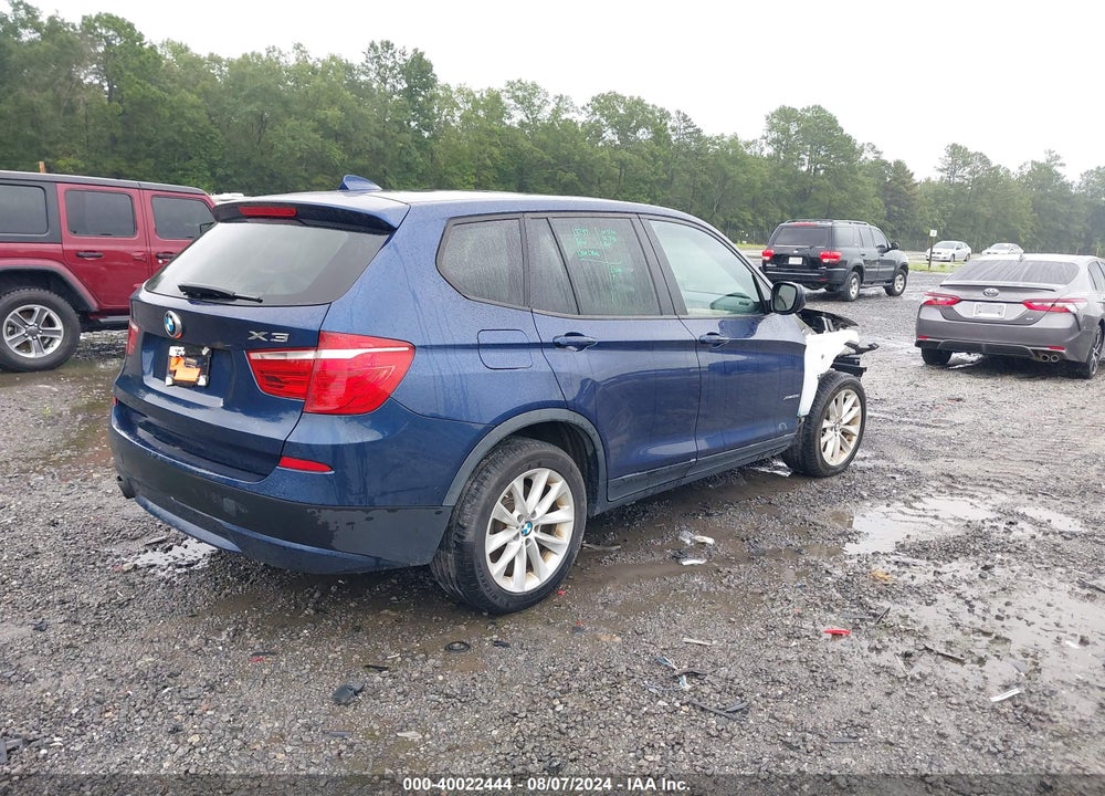 2013 BMW X3 XDRIVE28I VIN: 5UXWX9C51D0A25028