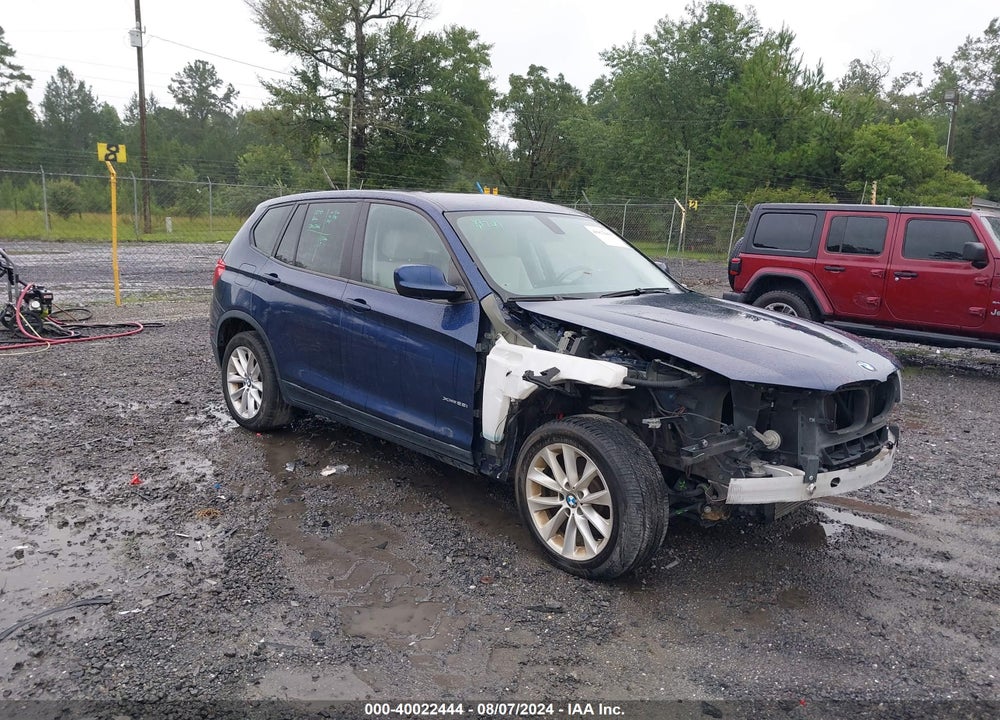2013 BMW X3 XDRIVE28I VIN: 5UXWX9C51D0A25028