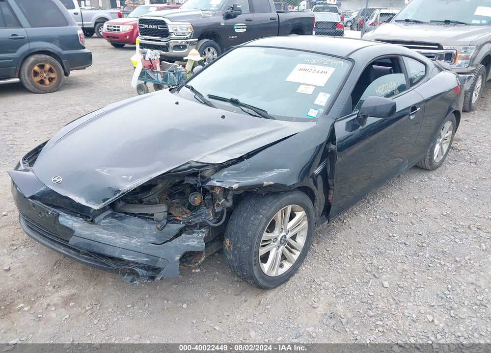 2008 HYUNDAI TIBURON GS VIN: KMHHM66D48U265718