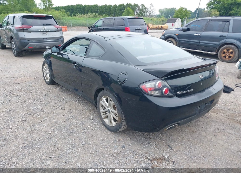 2008 HYUNDAI TIBURON GS VIN: KMHHM66D48U265718