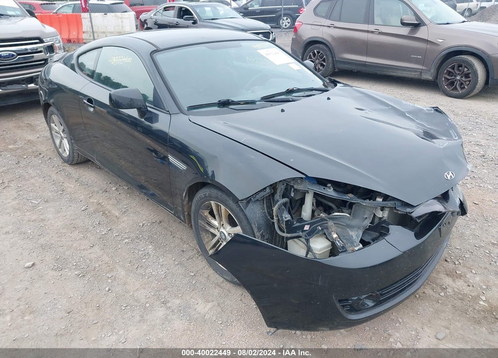2008 HYUNDAI TIBURON GS VIN: KMHHM66D48U265718
