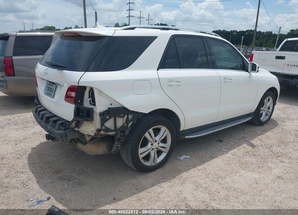 2014 MERCEDES-BENZ ML 350 VIN: 4JGDA5JB0EA297974