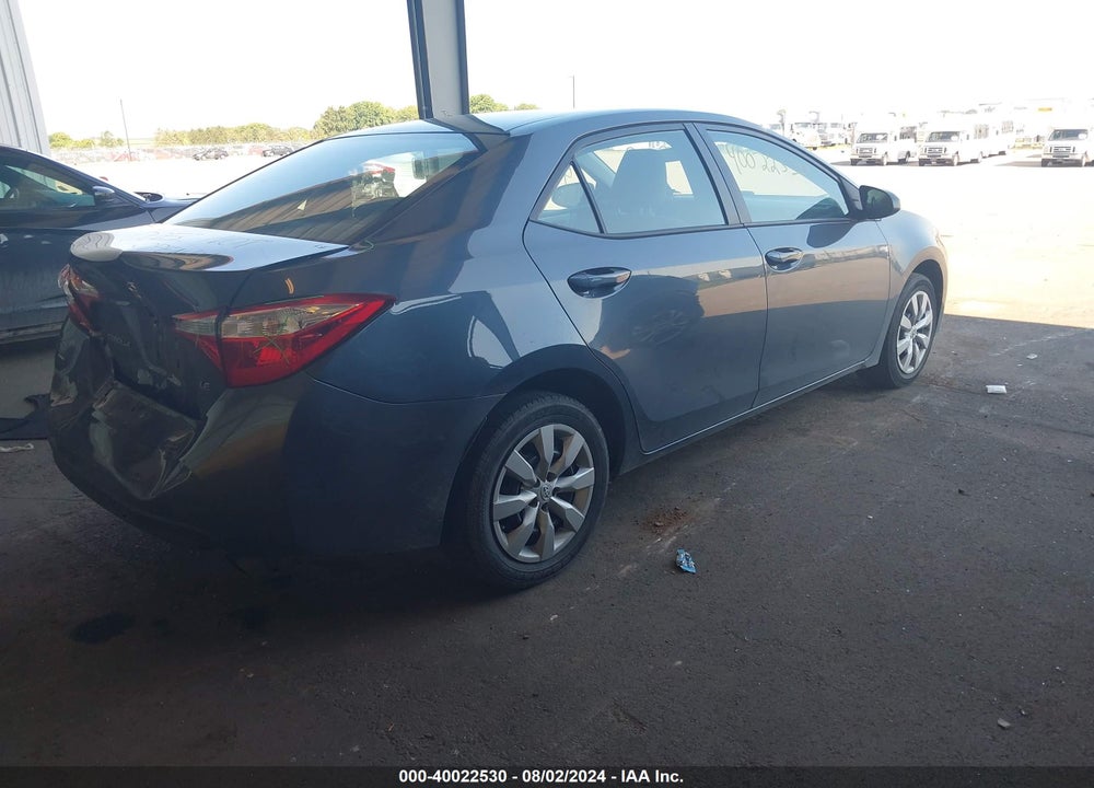 2016 TOYOTA COROLLA LE VIN: 2T1BURHE7GC667102