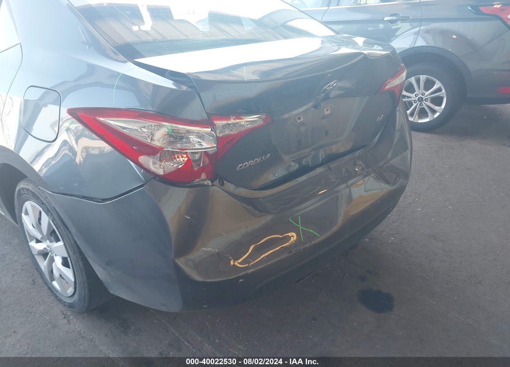 2016 TOYOTA COROLLA LE VIN: 2T1BURHE7GC667102