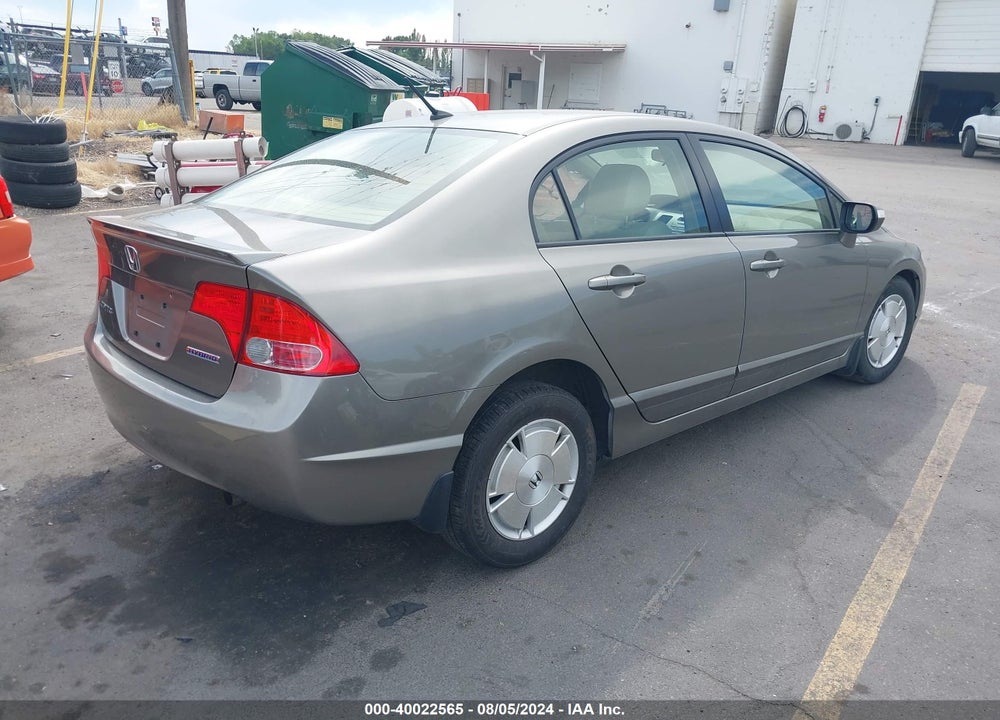 2006 HONDA CIVIC HYBRID VIN: JHMFA36296S022463