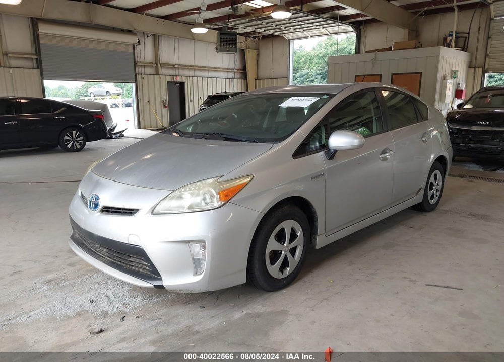 2013 TOYOTA PRIUS TWO VIN: JTDKN3DU5D0355616
