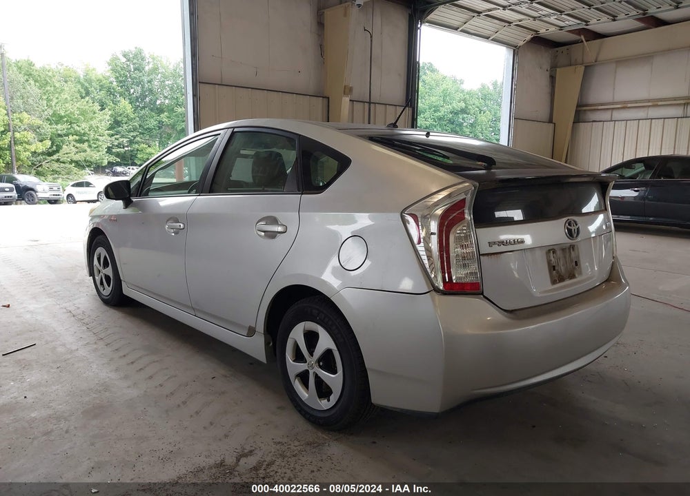 2013 TOYOTA PRIUS TWO VIN: JTDKN3DU5D0355616
