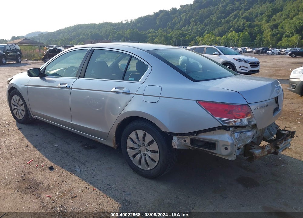 2008 HONDA ACCORD 2.4 LX VIN: 1HGCP26338A134918