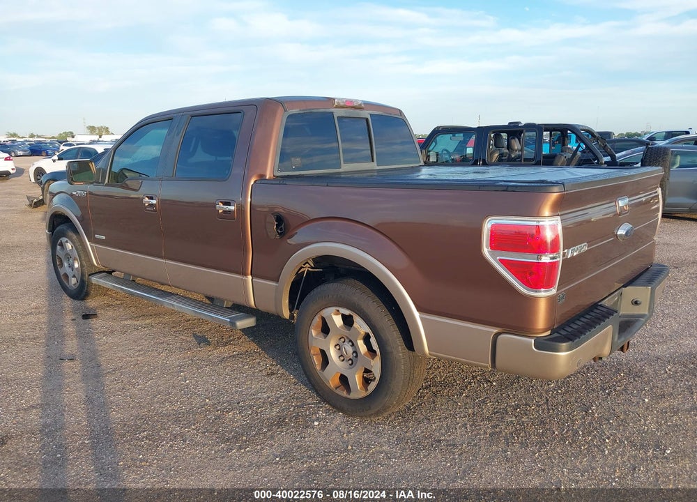 2011 FORD F-150 LARIAT VIN: 1FTFW1CT1BKE15517