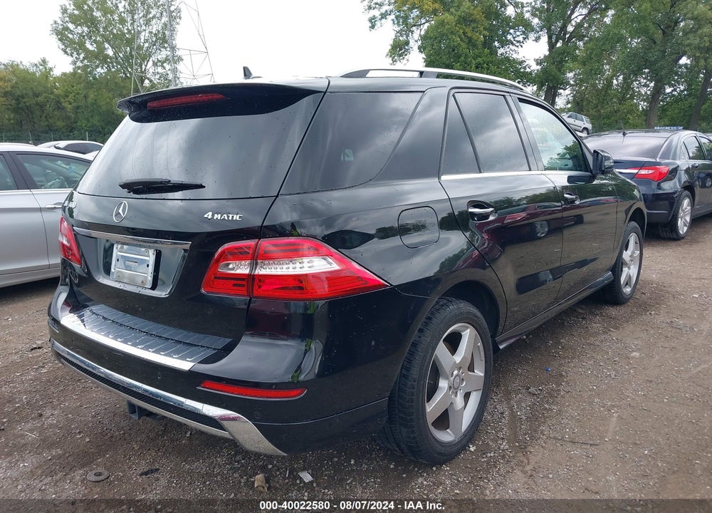 2015 MERCEDES-BENZ ML 400 4MATIC VIN: 4JGDA5GB9FA497356