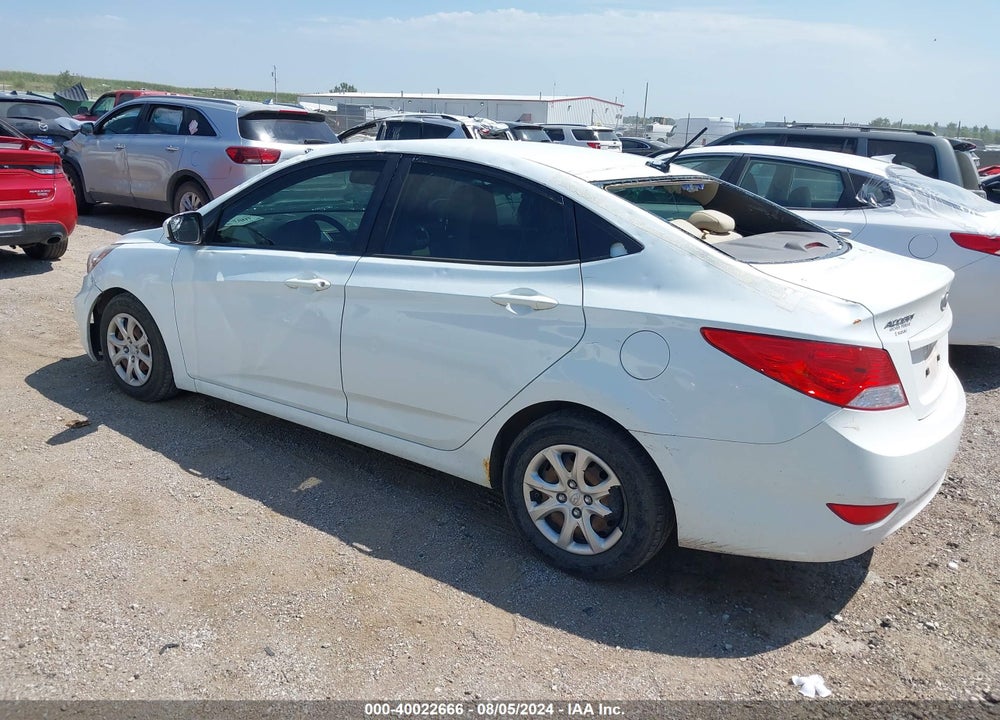 2013 HYUNDAI ACCENT GLS VIN: KMHCT4AE3DU497920