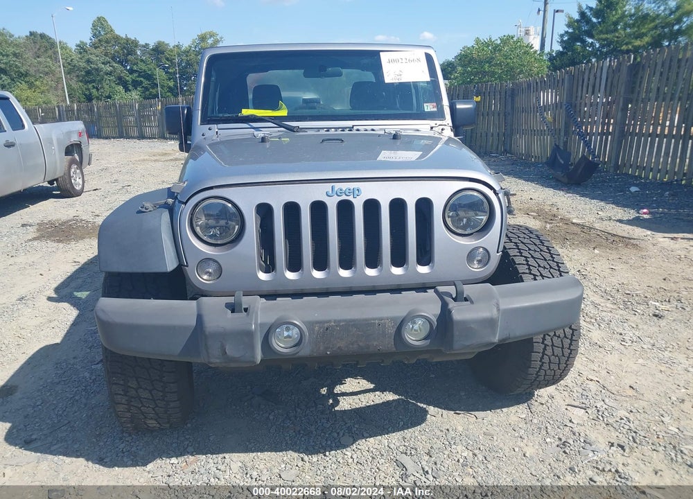 2015 JEEP WRANGLER SPORT VIN: 1C4AJWAG6FL522297