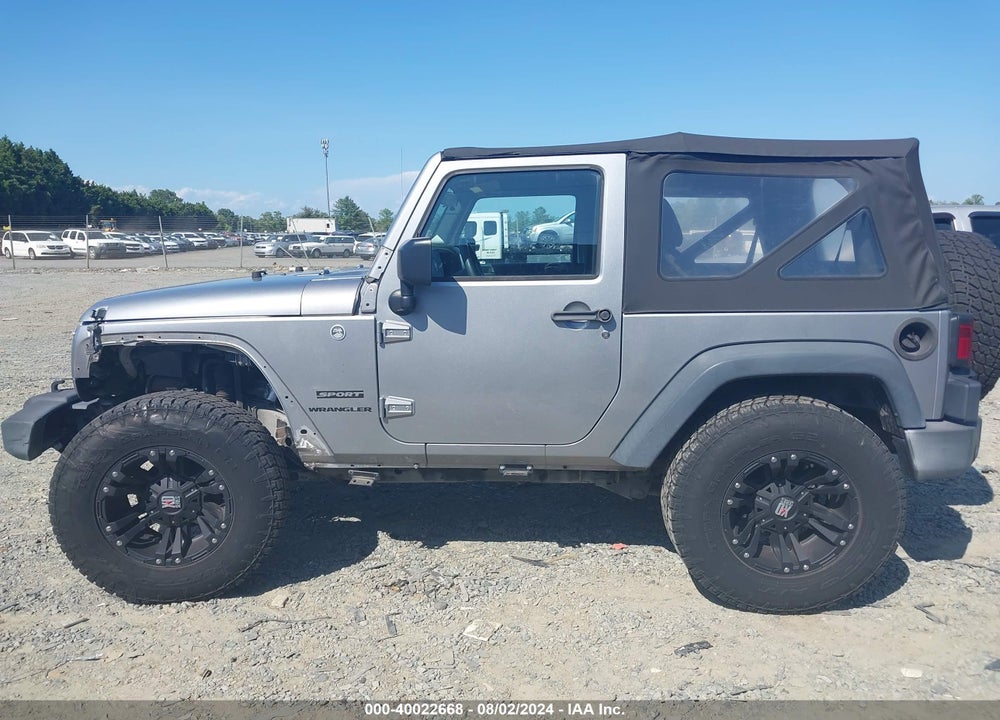 2015 JEEP WRANGLER SPORT VIN: 1C4AJWAG6FL522297