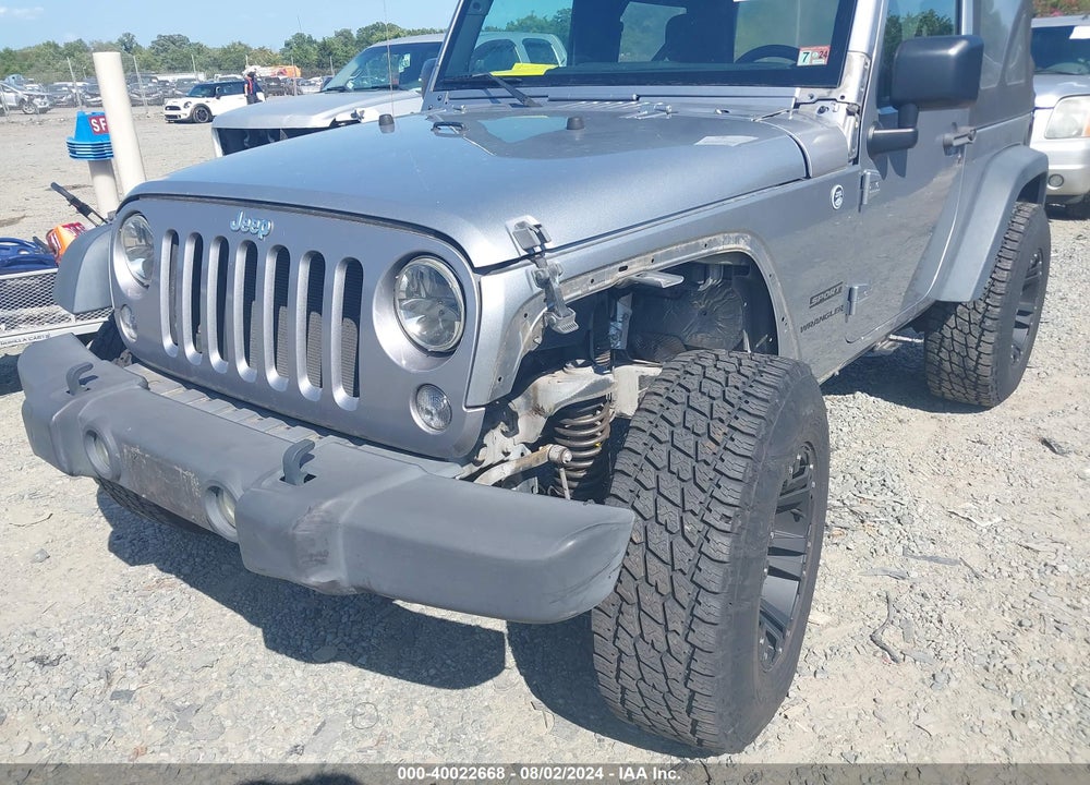 2015 JEEP WRANGLER SPORT VIN: 1C4AJWAG6FL522297