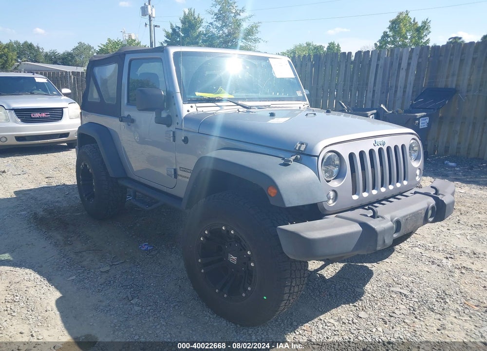 2015 JEEP WRANGLER SPORT VIN: 1C4AJWAG6FL522297