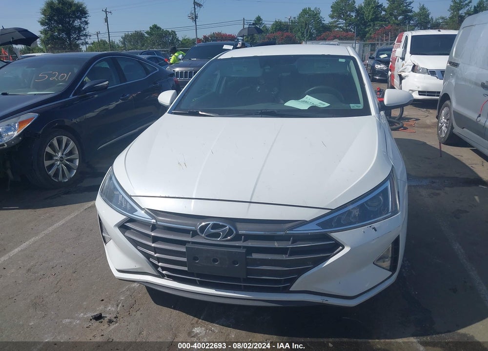 2019 HYUNDAI ELANTRA SEL VIN: 5NPD84LF2KH428143