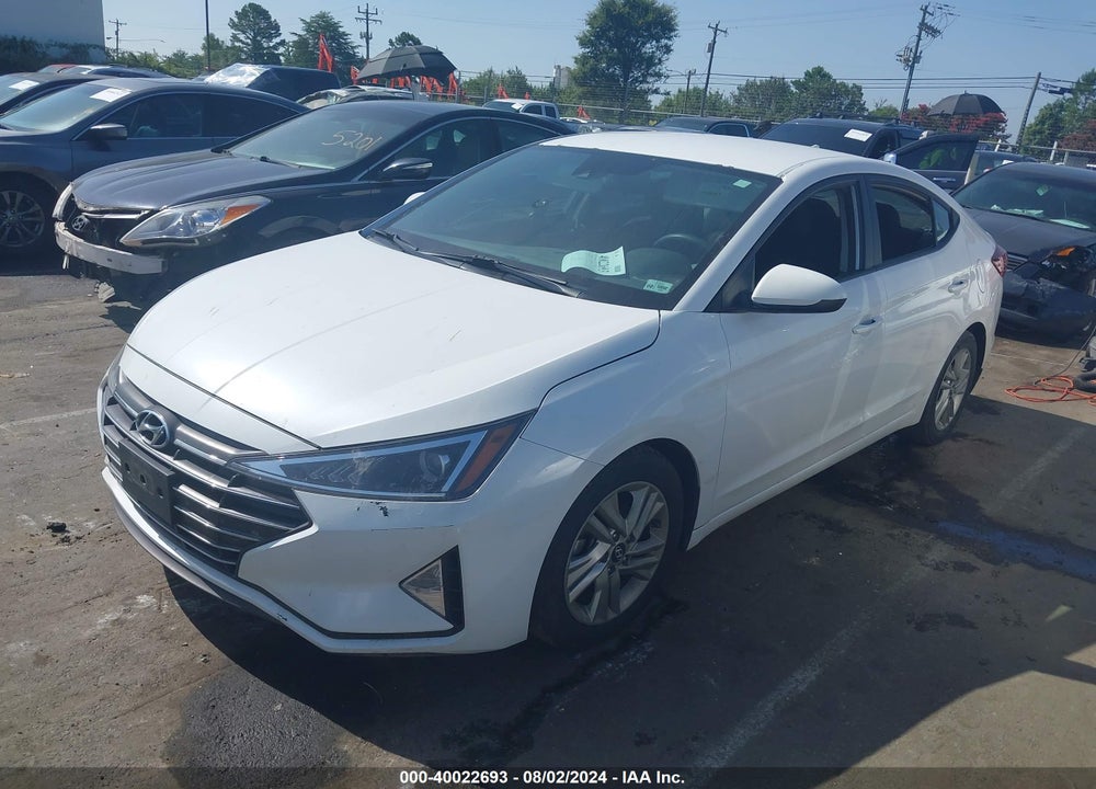 2019 HYUNDAI ELANTRA SEL VIN: 5NPD84LF2KH428143
